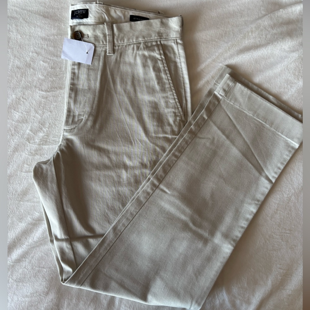 J. Crew Straight-fit flex chino pant